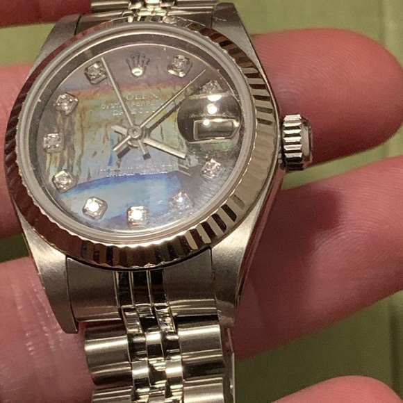 🟥SOLD🟥Rolex DateJust Grey MOP Diamond Markers 26mm - Picture 9 of 14